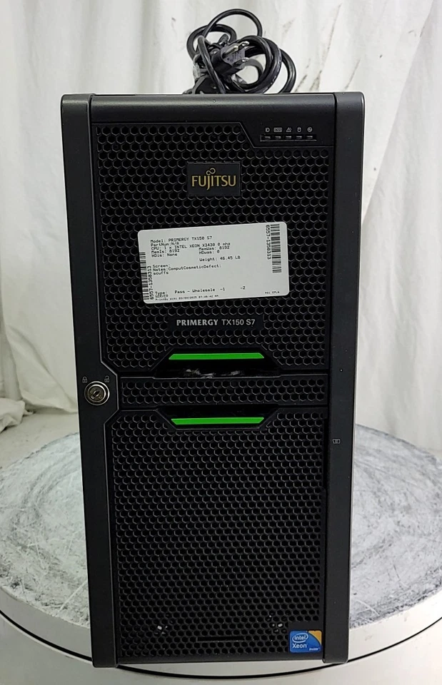 Fujitsu PS160-D2759 PRIMERGY TX150 S7 Server INTEL XEON X3430 8GB SEE NOTES - Image 1 of 4