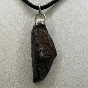 Canyon Diablo Meteorit Anhänger, Arizona Meteorit, Weltraum Geschenk, 10,85 Gramm - Bild 1 von 10