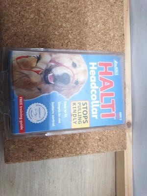 Halti Head Collar Dog Puppy Training Obedience Stop Pulling Size 3 Red - Image 1 of 2