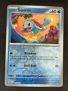 Squirtle 007/165 Reverse Cosmos Holo Pokemon 151 - Picture 1 of 1