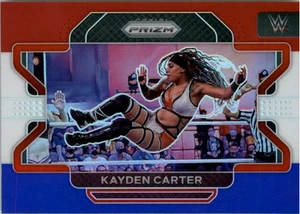 2022 Panini Prizm WWE Prizms Red White and Blue #95 Kayden Carter - WS - Picture 1 of 2