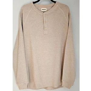 Suéter Taylor Stitch The Heavy Bag Waffle Henley Beige Para Hombre Talla 46,  - Imagen 1 de 10