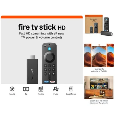 All-in-One Stick HD - Stream 1M+ Movies Live TV & Control Smart Home with Alexa - Image 1 of 4