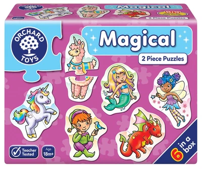 Magical 2 Piece ~ Orchard Toys Jigsaw Puzzle 18mth+ ~ Made in UK Teacher Tested - Image 1 of 3