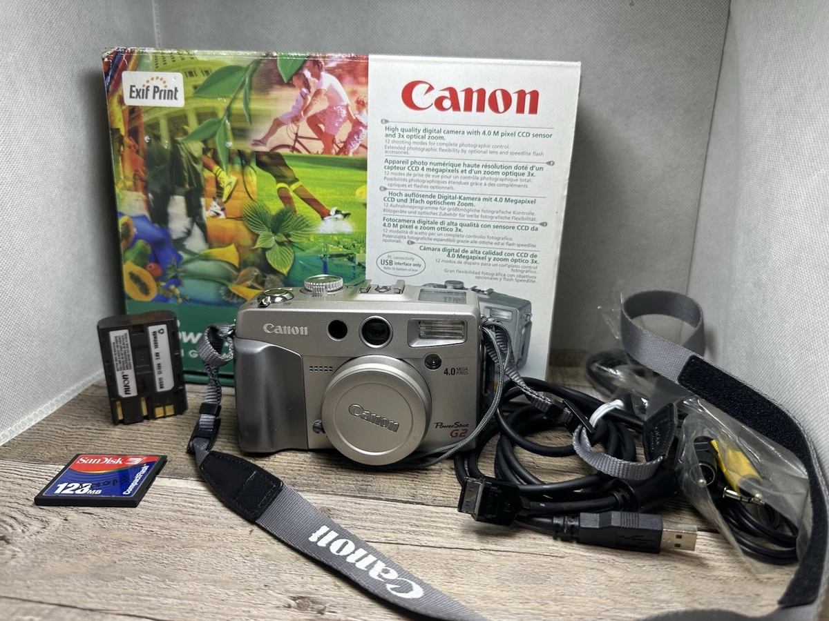 Preços baixos em Câmeras digitais Canon PowerShot G2 | eBay