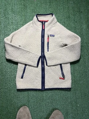 Куртка детская Patagonia El Cap хаки ретро ворс флисовая на молнии размер XL (14) - Изображение 1 из 4