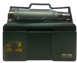 Stanley Aladdin Lunch Box Frigorifero e Aspirapolvere Thermos Bottiglia Combo Set Vintage USA - Foto 1 di 11