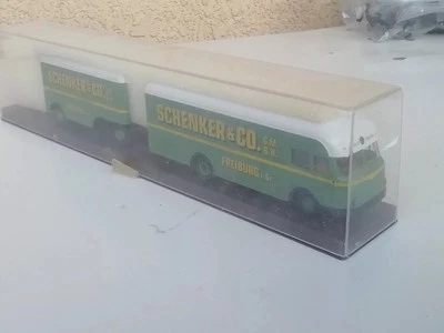 CAMION AUTOTRENO BÜSSING SCHENKER & C CON AGGIUNTIVI DA MONTARE 1/87 - Immagine 1 di 4