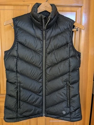 Chaleco acolchado Mountain Hardwear para mujer M negro 650 relación de relleno Gorpcore Foto 1 de 4