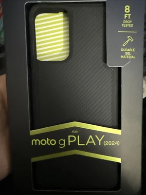 🐻 Guante Cuerpo Motorola Moto G Play 2024 Estuche Gel Estilizado - Negro. NUEVO Foto 1 de 2