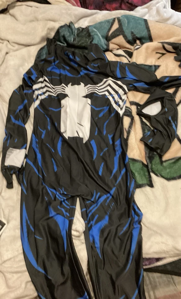 Spiderman Traje Negro Disfraz Adulto Extra Grande Foto 1 de 4