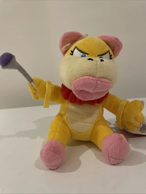 Nuevo Super Mario Wendy Koopa Bowser Koopaling 7" Peluche Muñeca Peluche Foto 1 de 4