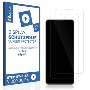 2x 3D Screen Protector for Nubia Flip 5G Flexible Protection Film Full Cover - Picture 1 of 6