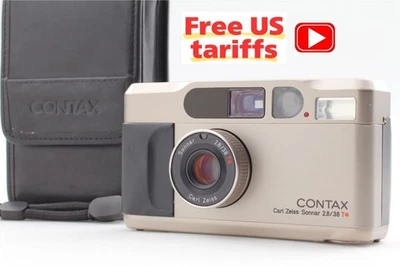 All Works [N COMO NUEVO con Estuche] Contax T2D T2 Titan Silver 35mm Film... - Imagen 1 de 4