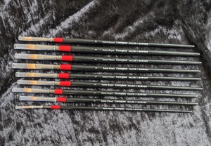 Daler Rowney Georgian Sable artists oil paint brushes x 9 bundle various sizes. - Picture 1 of 4