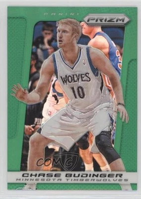 2013-14 Panini Prizm Retail Green Prizm Chase Budinger #171 - Image 1 of 2
