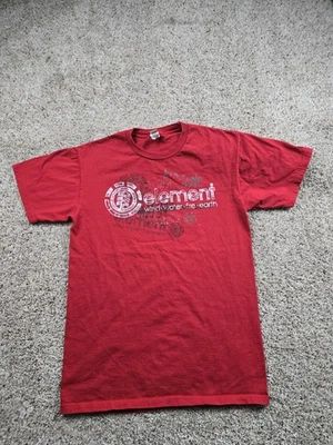 Camiseta De Colección Element Skateboards Para Hombre Grande Roja Manga Corta Gráfico EE. UU. Y2K Foto 1 de 4