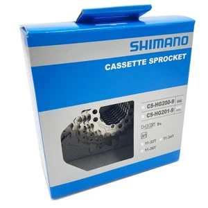 Shimano Kassette 9-fach HG201 9-fach 11-34T Original HG HyperGlide - Bild 1 von 1