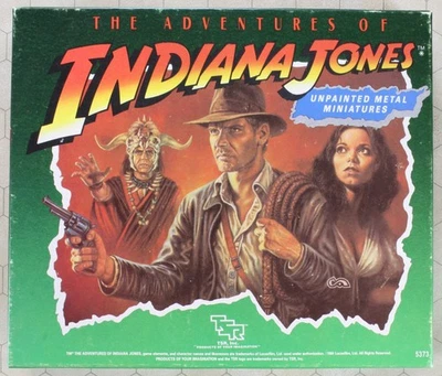 The Adventures Of Indiana Jones Metal Miniatures Boxset. Unpainted Complete 5373 - Imagem 1 de 4