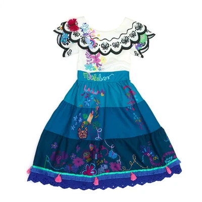 Disney Store Mirabel Costume Kids Encanto Fancy Dress Outfit – Multiple Sizes — 第 1/4 张图片