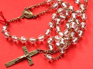  KRANZ PERLEN GLAS #ROSENKRANZ PEARL - Bild 1 von 1