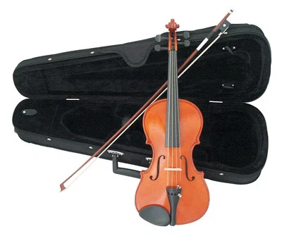 Violin/violin set 4/4, with case, bow, chin rest, fine tuner, rosin!n - Image 1 of 2