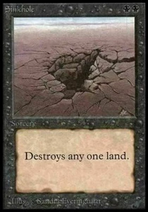 Sinkhole ~ Limited Edition BETA [ GOOD CONDITION ] [ Magic MTG ] - Picture 1 of 2