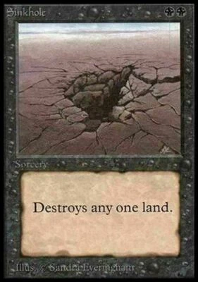 Sinkhole ~ Limited Edition BETA [ GOOD CONDITION ] [ Magic MTG ] - Image 1 of 2