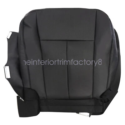 Черный перфорированный кожаный чехол на сиденье водителя снизу для Ford Expedition 2008-2014 - Изображение 1 из 4