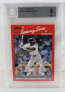 SAMMY SOSA 1990 Donruss Rookie  White Sox Cubs #489 Beckett - Picture 1 of 12