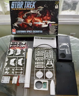 AMT Star Trek Enterprise Incident Legendary Space Encounter Model Kit + Lights - Image 1 of 4