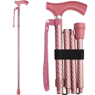 Foldable Walking Cane Adjustable 32-37 Inches Lightweight HSA Eligible - Image 1 of 4