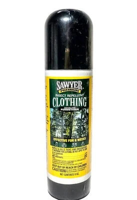 Ropa repelente de insectos Sawyer Permetrina inodoro mata garrapatas mosquitos NUEVO Foto 1 de 4