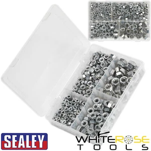 Sealey Stahlmutter Sortiment 320 Stck. 1/4""-1/2"" UNF Box - Bild 1 von 5