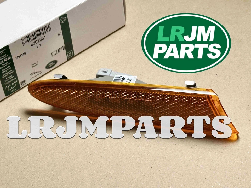 Genuine OEM Jaguar XJ8 04-07 BUMPER MOUNTED RIGHT FRONT MARKER LAMP RH C2C2051 - Image 1 of 1
