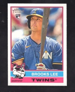 2025 Topps Heritage #63 Brooks Lee Minnesota Twins Rookie RC - Bild 1 von 2