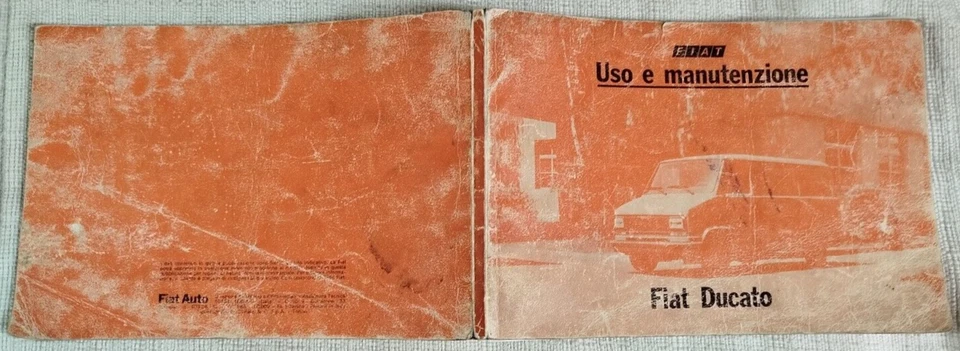 MANUALE USO MANUTENZIONE FIAT DUCATO 1983 FURGONE OWNERS MANUAL NOTICE ENTRETIEN - Immagine 1 di 1