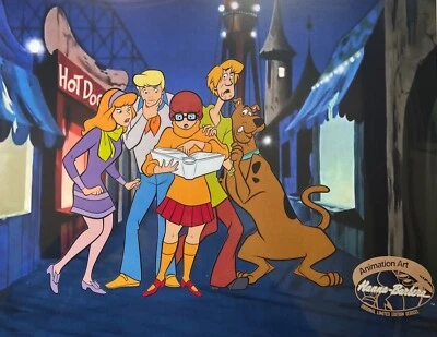 SCOOBY DOO Funland Sericel Cartoon Animation Art Cel Hanna Barbera 11" x 14" - Image 1 of 3