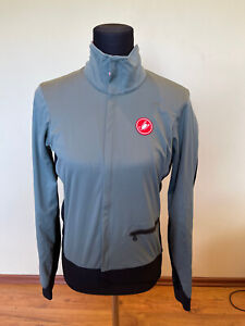 Castelli Alpha Jacket Cycling Asymmetric YKK Vislon zipper SIZE L For Men's New!