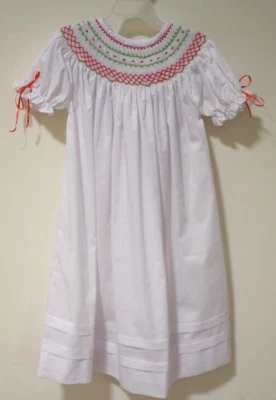 Nuevo con etiquetas Vestido Alfil Plisados y Costuras Calado Niña Talla 3 Meses Foto 1 de 4