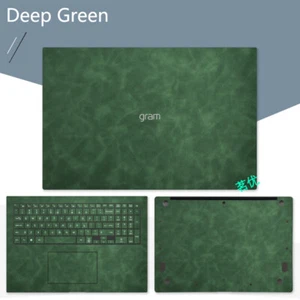 Leather Laptop Sticker Skin Decals Cover for LG Gram 17 17Z90N 17Z90Q 2020-2022 - Picture 1 of 19