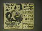 1950 Toni Dolls Ad - Which Doll Is The Toni?