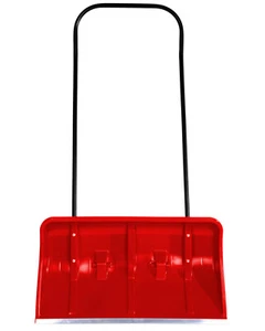 Ondis24 Schneeschieber mit Rollen 79 cm Schneeschaufel bis -25°C Alukante rot - Bild 1 von 4