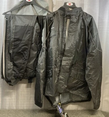 NUEVO TRAJE DE LLUVIA GENUINO NELSON-RIGG AS-3000 ASTON 2 PIEZAS NEGRO, TALLA XL Foto 1 de 4