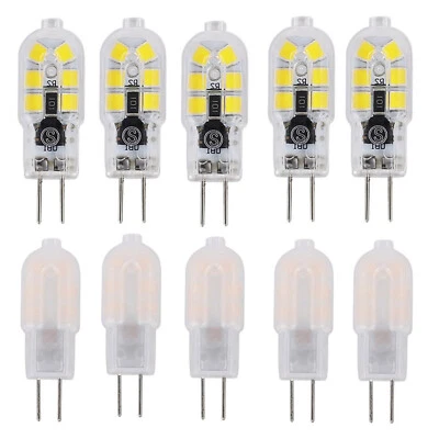 Mini-G4-LED-Lampen, 12V 220V  2 W, 12 LEDs, 2835 SMD, ersetzt 20 W Halogenlampen - Bild 1 von 4
