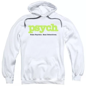 Psych "Title" Pullover Hoodie, Sweatshirt or Long Sleeve T-Shirt - Picture 1 of 8