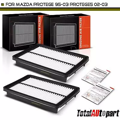 2x Engine Air Filter for Mazda Protege 1995-2003 Protege5 2002-2003 B59513Z40 - Image 1 of 4