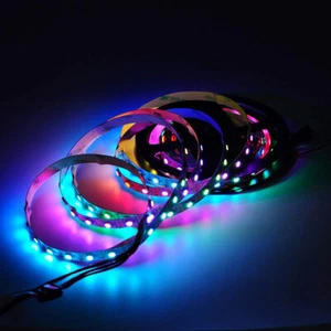 1M White PCB WS2812B WS2812 RGB LED Strip 1M 60 Led Individual Addressable 5V NP - Picture 1 of 4