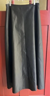 JS COLLECTIONS 婚礼长裙黑色正式裙塔夫绸缎 a 字后拉链 12 — 第 1/4 张图片