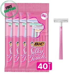 BIC Silky Touch Women'S Disposable Razors, with 2 Blades,40 Ct, Value Pack - Picture 1 of 7